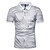 cheap Classic Polo-Men&#039;s Golf Shirt Tennis Shirt Graphic Collar Shirt Collar Street Casual Short Sleeve Slim Tops Shapewear Vacation Holiday Casual / Sporty White Black Navy Blue