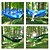 cheap Picnic &amp; Camping Accessories-Camping Hammock with Pop Up Mosquito Net Double Hammock Outdoor Automatic Open Hammock Portable Breathable Anti-Mosquito Parachute Nylon with Carabiners and Tree Straps for 2 person 250*120