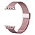 halpa Smartwatch-nauhat-Watch Band varten Apple Watch -sarja 5/4/3/2/1 Apple Milanolainen Ruostumaton teräs Rannehihna