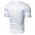 baratos Camisas para Homem-Homens Camiseta Sólido Estampa Colorida Patchwork Manga Curta Roupa Esportiva Blusas Básico Decote V Castanho Claro Cinzento Branco / Esportes / Ginásio