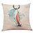 cheap Throw Pillows-Set of 6 Marine Life Linen Cushion Cover Home Office Sofa Square Pillow Case Decorative Cushion Covers Pillowcases (18*18inch)