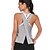 tanie Taniec w domu-Activewear Vest Criss Cross Women&#039;s Training Running Sleeveless Elastane Polyster