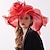 cheap Party Hats-Organza Headwear with Flower / Ruffle 1 PC Wedding / Sports &amp; Outdoor / Horse Race Headpiece