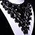 cheap Necklaces-Women&#039;s Onyx Crystal Choker Necklace Pendant Necklace Bib Tower Ladies Gothic Synthetic Gemstones Resin Black Necklace Jewelry 1pc For Party Cosplay Costumes / Chain Necklace / Chain Necklace
