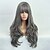 Χαμηλού Κόστους Συνθετικές Trendy Περούκες-Αξεσουάρ Στολών Συνθετικές Περούκες Φυσικό Κυματιστό Βαθύ Κύμα Τέλειες αφέλειες Περούκα Μακρύ Γκρι Συνθετικά μαλλιά 24 inch Γυναικεία Μοδάτο Σχέδιο συνθετικός Hot Πώληση Σκούρο γκρι BLONDE UNICORN