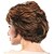 cheap Older Wigs-Synthetic Wig Curly Side Part Wig Brown Short Brown / Burgundy Synthetic Hair 12 inch Women&#039;s Fashionable Design Fluffy Brown