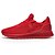 abordables Zapatillas deportivas de hombre-Men&#039;s Light Soles Mesh Summer Sporty / Casual Athletic Shoes Running Shoes / Walking Shoes Breathable Black / Red / Gray