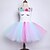 billige Kjoler-pastell unicorn bustle tutu kjoler prinsesse barnedag kjolen slitasje pannebånd