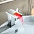 halpa Klassinen-Kylpyhuone Sink hana - Vesiputous / LED Kromi Integroitu Yksi kahva yksi reikäBath Taps