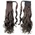 cheap Ponytails-20inch long curly ponytail clip in synthetic fake hair ponytail for women