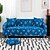 cheap Sofa Cover-Leaves Blue Durable Soft High Stretch Slipcovers Sofa Cover Washable Spandex Couch Covers