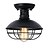 abordables Plafonniers-22 cm Single Design Flush Mount Lights Metal Painted Finishes Country 220-240V