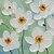 abordables Pinturas florales/botánicas-Pintura al óleo pintada a colgar Pintada a mano - Floral / Botánico Modern Incluir marco interior / Lona ajustada
