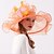cheap Party Hats-Organza Headwear with Flower / Ruffle 1 Piece Wedding / Sports &amp; Outdoor Headpiece