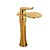 cheap Bathroom Sink Faucets-Bathroom Sink Faucet - Waterfall Chrome / Nickel Brushed / Gold Deck Mounted Single Handle One HoleBath Taps
