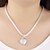 cheap Necklaces-Pendant Necklace Women&#039;s Sterling Silver Silver Heart Love Hollow Heart Ladies Bridal Italian everyday Silver Necklace Jewelry 1pc for Party Wedding Anniversary Birthday Casual Daily