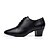 abordables Chaussures de Jazz-Femme Chaussures de Jazz Cuir Lacet Talon Fantaisie Talon épais Personnalisables Chaussures de danse Noir / Utilisation