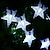 billige LED-kædelys-ramadan eid lys udendørs solar string lys led solar havelys 1 sæt led lanterne solar lys udendørs string lys 5m 20 lys stjerner stjerner små stjerner fem stjerner vandtætte lys