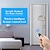 billige Dørlåse-wafu® trådløs smart fjernbetjening dørlås sikkerhed usynlig nøglefri dørlås lås fjernbetjening (wf-018) med 4 fjernbetjeninger