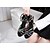 cheap Latin Shoes-Women&#039;s Latin Shoes Faux Leather Ankle Strap Heel Buckle Slim High Heel Customizable Dance Shoes Rainbow / Practice