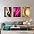 cheap Prints-3 Panel Wall Art Canvas Prints Painting Artwork Picture Abstract Home Decoration Décor Stretched Frame Ready to Hang