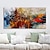 cheap Abstract Paintings-Oil Painting Hand Painted Horizontal Abstract Modern Rolled Canvas (No Frame)