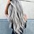 cheap Synthetic Trendy Wigs-Synthetic Wig Curly Wavy Middle Part Wig Ombre Long Grey Ombre Pink Ombre Brown Ombre Green Ombre Red Synthetic Hair 24 inch Women‘s Fashionable Design Women Synthetic Dark