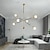 billiga Sputnik-design-90 cm sputnik design ljuskrona metall sputnik lackerad finish modern 220-240v (glödlampa ingår ej)