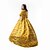 cheap Historical &amp; Vintage Costumes-Princess Maria Antonietta Floral Style Rococo Victorian Renaissance Vacation Dress Dress Party Costume Masquerade Prom Dress Women&#039;s Lace Lace Costume Yellow Vintage Cosplay Christmas Halloween Party