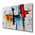 ieftine Picturi Abstracte-pictură în ulei pictată manual pictată manual artă de perete abstract pop art modern decorare casă decor cadru întins gata de atârnat