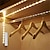 Недорогие Светодиодные ленты-2 шт. 1 шт. Светодиодный светильник под шкафом 3 м 2 м с беспроводным датчиком движения pir водонепроницаемая полоса светодиодная лампа свет порта кухонная лестница шкаф кровать боковой свет