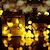 abordables Guirlandes Lumineuses LED-15 m de lumières solaires extérieures de noël guirlandes solaires 100 leds 1 ensemble de support de montage 1 ensemble blanc chaud rgb blanc étanche à l&#039;énergie solaire