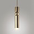 abordables Éclairages pour îlot-6 cm led lampes suspendues île lumières design unique cylindre en métal galvanisé moderne 220-240v