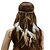 cheap Hair Jewelry-Women&#039;s Headbands For Festival Cord Feather Brown 1pc