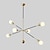 billiga Sputnik-design-90 cm sputnik design ljuskrona metall sputnik lackerad finish modern 220-240v (glödlampa ingår ej)