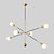 economico Modello sputnik-Lampadario design sputnik 90 cm metallo finiture verniciate sputnik moderno 220-240v (lampadina non inclusa)