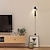 billige Væglamper-28cm roterende sort væg llight led væglampetter enkel stil til soveværelse/gang nordisk stil 110-120v 220-240v