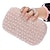 cheap Clutches &amp; Evening Bags-Women&#039;s Clutch Bags for Evening Bridal Wedding Party with Pearls in Pearl White Pink