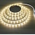 baratos Faixas de Luzes LED-1m Faixas de Luzes LED Flexíveis 60 LEDs 2835 SMD 8mm 1pç Branco Quente Branco Frio Impermeável Decorativa Auto-Adesivo 5 V