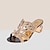 halpa Naisten sandaalit-Naisten Sandaalit Glitter Crystal Paljetein korut Block Heel Sandaalit Tekojalokivi Estä kantapää Avokkaat Vintage Juhlat PU Loaferit Kesä Yhtenäinen Vihreä Musta Laivastosininen
