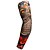cheap Armwarmers &amp; Leg Warmers-1pc Cycling Sleeves Sun Sleeves Compression Sleeves Pattern 3D Tattoo Printed Fashion UPF 50 Sunscreen UV Resistant Bike Dark Grey Red+Brown Brown+Gray Spandex for Unisex Adults&#039; Outdoor Exercise