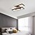 cheap Ceiling Lights-60 cm Geometric Shapes Flush Mount Lights Metal Geometrical Painted Finishes LED Modern 220-240V