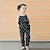 cheap Sets-Toddler Girls&#039; Outfit Heart Sleeveless Print Set Cute Summer Black