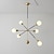 economico Modello sputnik-Lampadario design sputnik 90 cm metallo finiture verniciate sputnik moderno 220-240v (lampadina non inclusa)