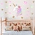 cheap Decorative Wall Stickers-Creative Children‘S Self-Adhesive Cartoon Unicorn With Pvc Decorative Wall Stickers - Animal Wall Stickers Animals Kids Room / Nursery 60*36cm Wall Stickers for bedroom living room