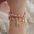 cheap Bracelets-Women&#039;s Charm Bracelet Leather Bracelet Tower Star Eiffel Tower Ladies fancy Party Leather Bracelet Jewelry White / Black / Pink For