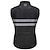 abordables Chaquetas y chalecos para hombre-WOSAWE Hombre Maillot de Ciclismo Chaleco de Ciclismo Sin Mangas MTB Bicicleta Montaña Ciclismo Carretera Verde Trébol Negro Azul Oscuro Bicicleta Chalecos Maillot Resistente al Viento Transpirable