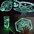 cheap Décor &amp; Night Lights-1PC Green Luminous Tape Glow In The Dark Self-adhesive Warning Security Tape