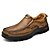cheap Men&#039;s Slip-ons &amp; Loafers-Men&#039;s Leather Shoes Nappa Leather Spring &amp; Summer / Fall &amp; Winter Sporty / Casual Loafers &amp; Slip-Ons Hiking Shoes / Walking Shoes Non-slipping Dark Brown / Khaki / Black / Outdoor / Office &amp; Career