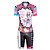 cheap Women&#039;s Triathlon Clothing-Malciklo Women&#039;s Short Sleeve Triathlon Tri Suit Lycra White Black Purple Dot Rainbow Cartoon Bike UV Resistant Breathable Quick Dry Moisture Wicking Reflective Strips Sports Dot Triathlon Clothing